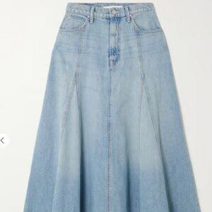 MOTHER The Full Swing Denim Skirt